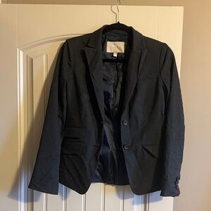 Dark charcoal gray Banana republic suit